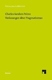 Cover von Vorlesungen über Pragmatismus
