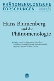 Cover von Hans Blumenberg und die Phänomenologie