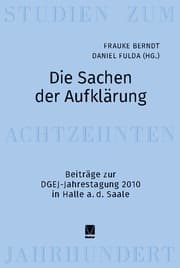 Cover von Die Sachen der Aufklärung