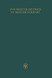 Cover von Von Meister Dietrich zu Meister Eckhart