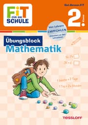 Cover von Fit für die Schule: Übungsblock Mathematik 2. Klasse