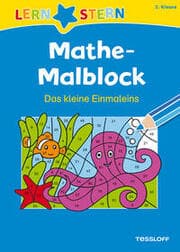 Cover von Mathe-Malblock 2. Klasse. Das kleine Einmaleins