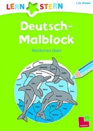 Cover von Deutsch-Malblock 1./2.Klasse - Wortarten üben