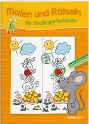 Cover von Malen und Rätseln für Kindergartenkinder (Orange)