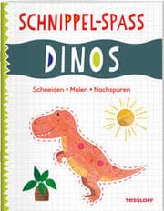 Cover von Schnippel-Spaß. Dinos. Schneiden - Malen - Nachspuren