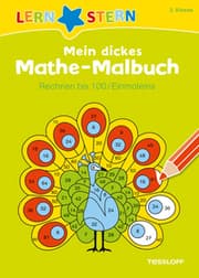Cover von Mein dickes Mathe-Malbuch - Rechnen bis 100/Einmaleins