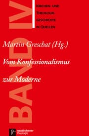 Cover von Vom Konfessionalismus zur Moderne