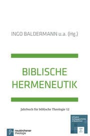 Cover von Biblische Hermeneutik