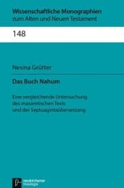 Cover von Das Buch Nahum