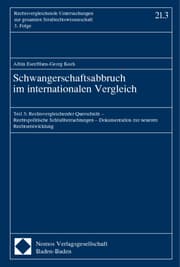 Cover von Schwangerschaftsabbruch im internationalen Vergleich 3