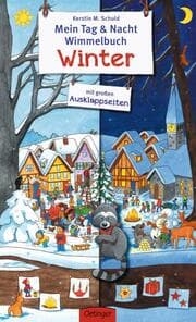 Cover von Mein Tag & Nacht Wimmelbuch. Winter