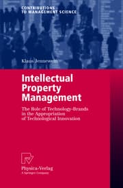 Cover von Intellectual Property Management