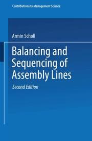 Cover von Balancing and Sequencing of Assembly Lines