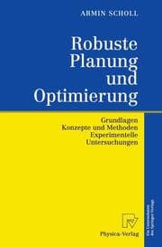 Cover von Robuste Planung und Optimierung
