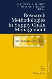 Cover von Research Methodologies in Supply Chain Management