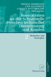 Cover von Innovationen an der Schnittstelle zwischen technischer Dienstleistung und Kunden 2