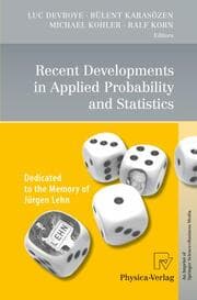 Cover von Recent Developments in Applied Probability and Statistics