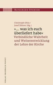 Cover von '... was ich euch überliefert habe'