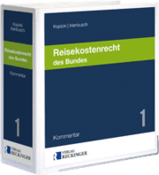 Cover von Reisekostenrecht des Bundes