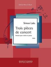 Cover von Trois piecés de concert
