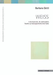 Cover von Weiss in der Kunst des 20. Jahrhunderts