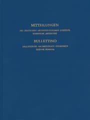 Cover von Mitteilungen des Deutschen Archäologischen Instituts, Römische Abteilung 117/2011