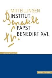 Cover von Mitteilungen Institut Papst Benedikt XVI.