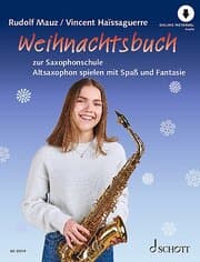 Cover von Weihnachtsbuch zur Saxophonschule