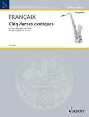 Cover von Cinq danses exotiques