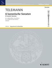 Cover von 6 kanonische Sonaten/6 Canonic Sonatas