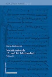 Cover von Notationskunde 13. und 14. Jahrhundert