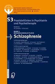 Cover von Behandlungsleitlinie Schizophrenie