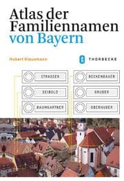 Cover von Atlas der Familiennamen von Bayern