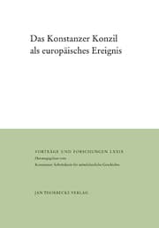 Cover von Das Konstanzer Konzil als europäisches Ereignis