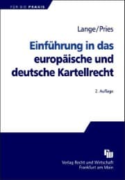 Cover von Einführung in das europäische und deutsche Kartellrecht