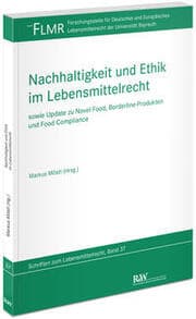 Cover von Nachhaltigkeit und Ethik im Lebensmittelrecht