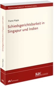 Cover von Schiedsgerichtsbarkeit in Singapur und Indien