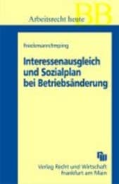 Cover von Interessenausgleich und Sozialplan bei Betriebsänderung
