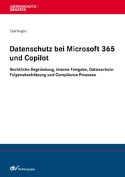 Cover von Datenschutz bei Microsoft 365 und Copilot