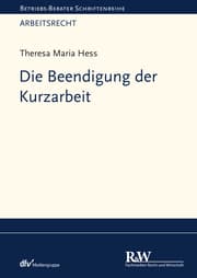 Cover von Die Beendigung der Kurzarbeit