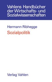 Cover von Sozialpolitik