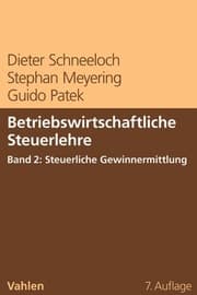 Cover von Betriebswirtschaftliche Steuerlehre Band 2: Steuerliche Gewinnermittlung