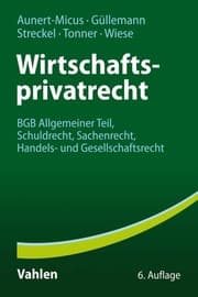 Cover von Wirtschaftsprivatrecht