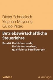 Cover von Rechtsformwahl, Rechtsformwechsel, qualifizierte Beteiligungen