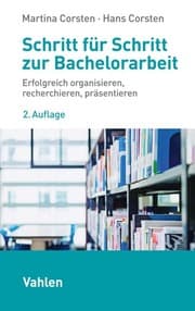 Cover von Schritt für Schritt zur Bachelorarbeit
