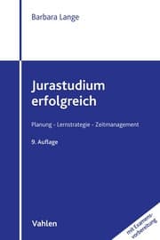 Cover von Jurastudium erfolgreich