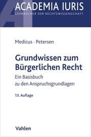 Cover von Grundwissen zum Bürgerlichen Recht