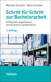 Cover von Schritt für Schritt zur Bachelorarbeit