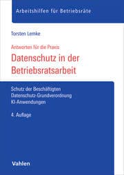 Cover von Datenschutz in der Betriebsratsarbeit