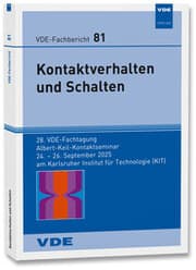 Cover von VDE-Fb. 81: Kontaktverhalten und Schalten